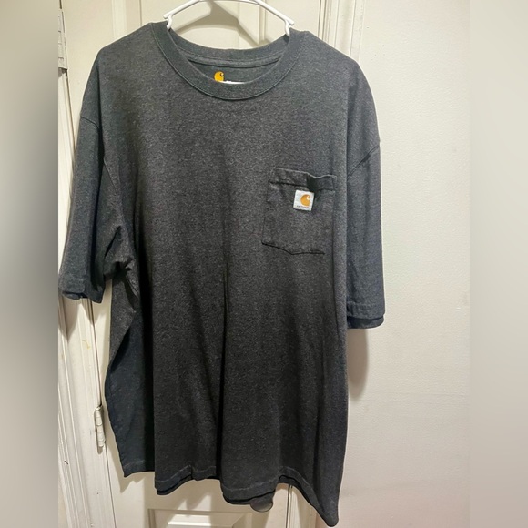 Carhartt Original fit grey short sleeve crew neck t-shirt - Picture 7 of 12